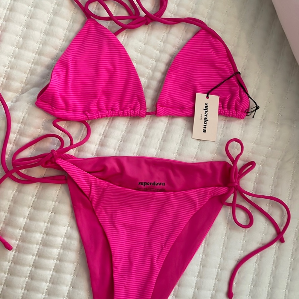 NWT Superdown bikini from Revolve. Top is size S and bottom is XS.